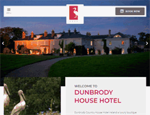 Tablet Screenshot of dunbrodyhouse.com